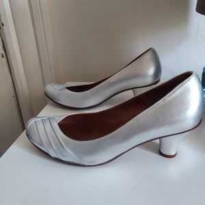 Chie Mihara silver heels